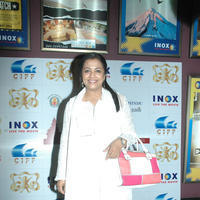 Poornima Bhagyaraj - Red Carpet in INOX at CIFF 2013 Stills